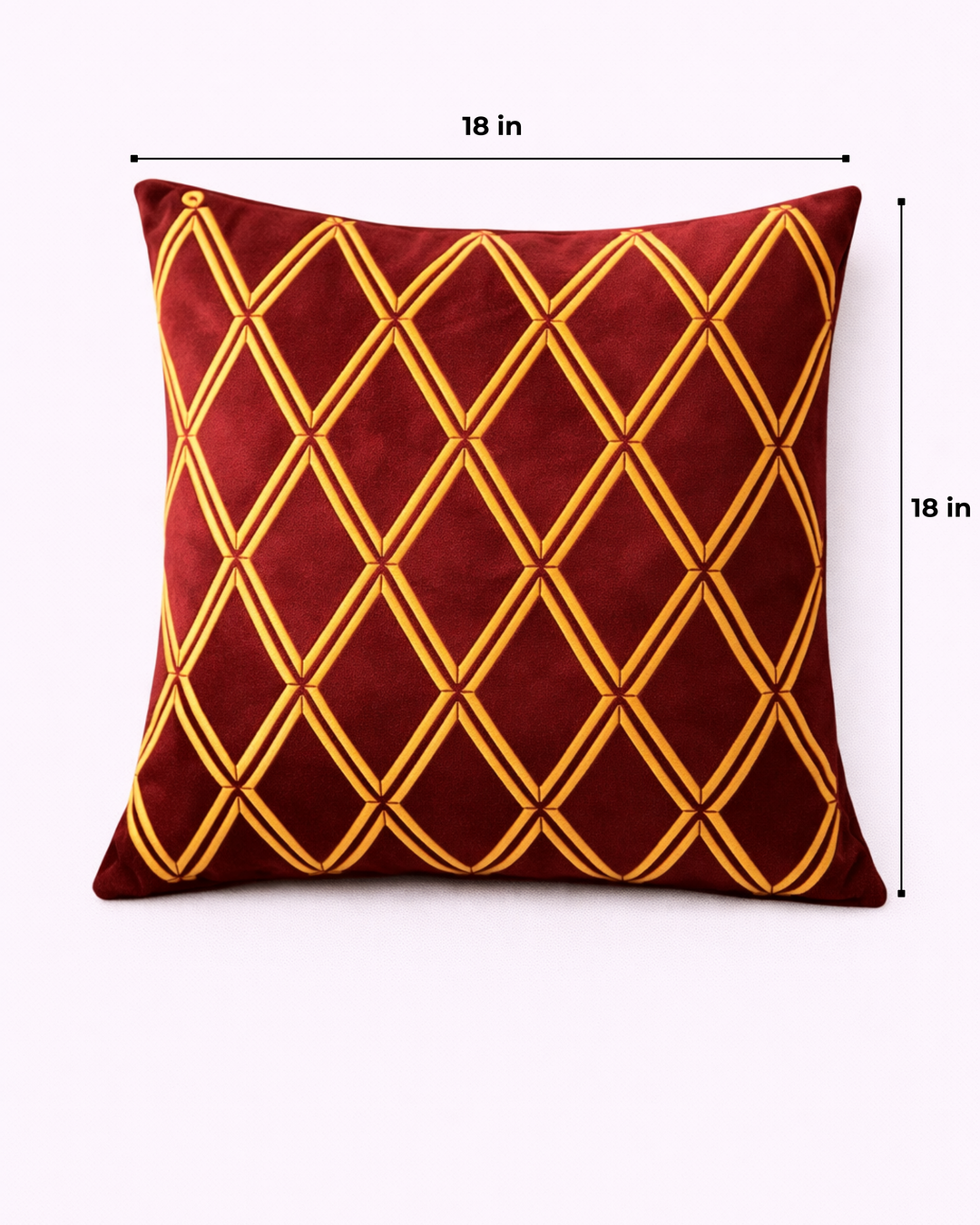 Royale Trellis Velvet Cushion Cover