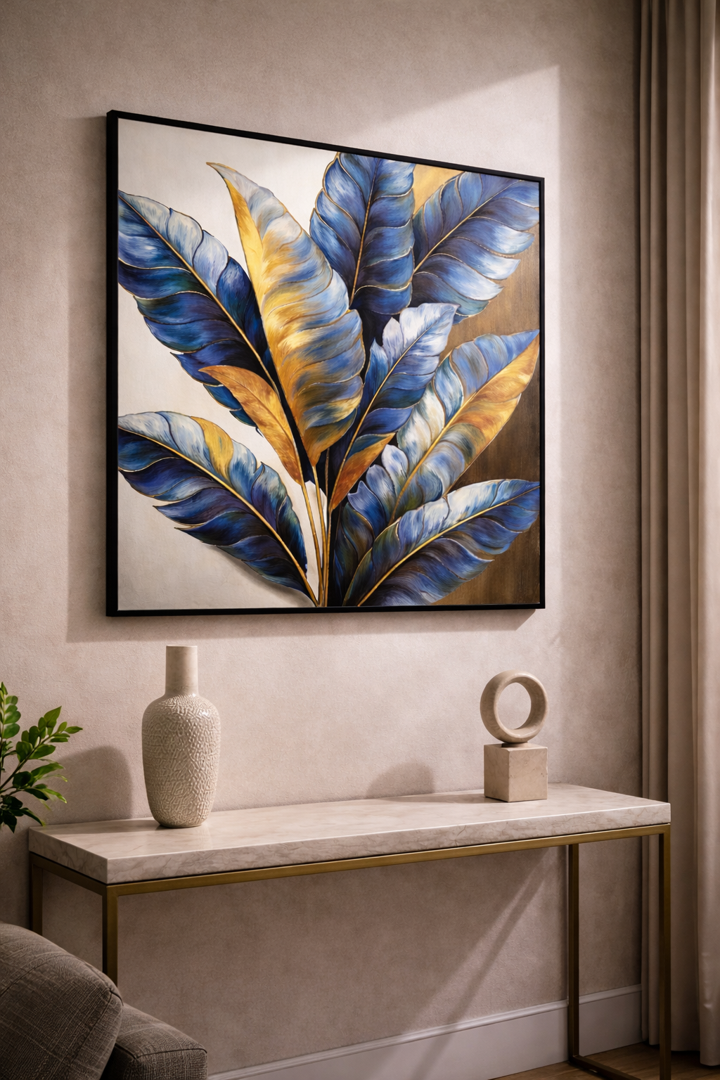 Feathers Of Paradise Canvas Wall Art