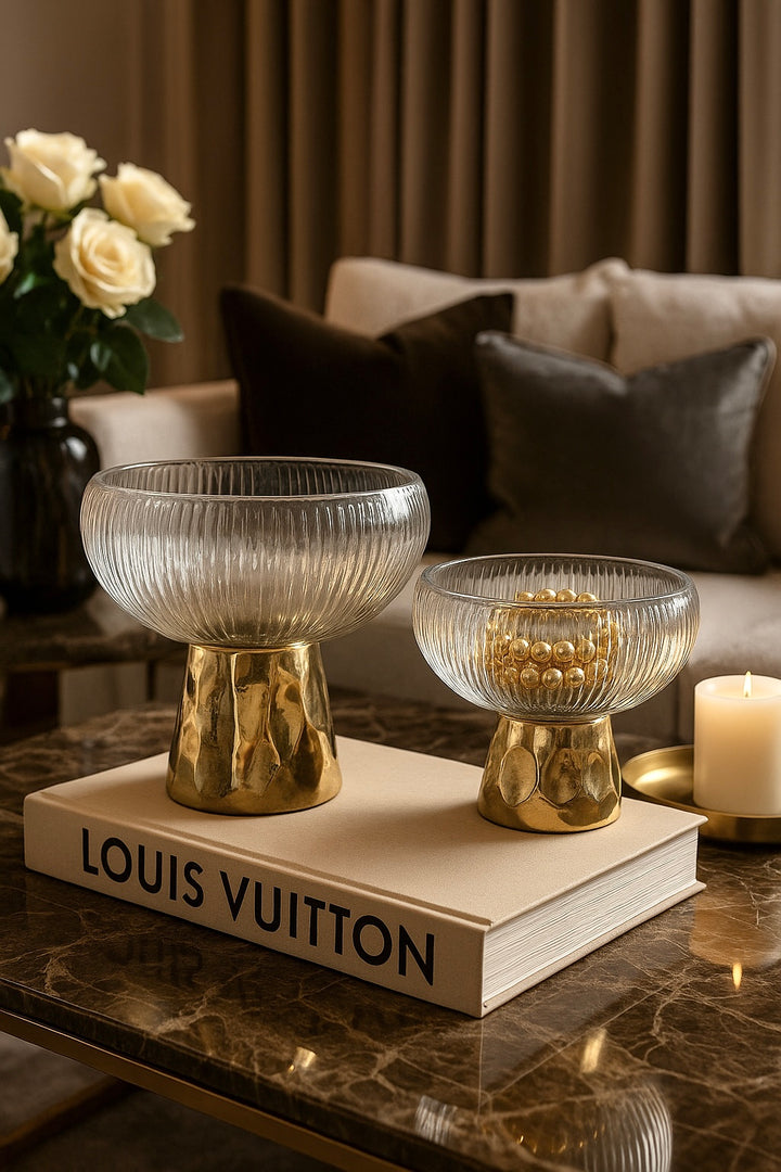 Solenne Vase Set - Smoky Gold