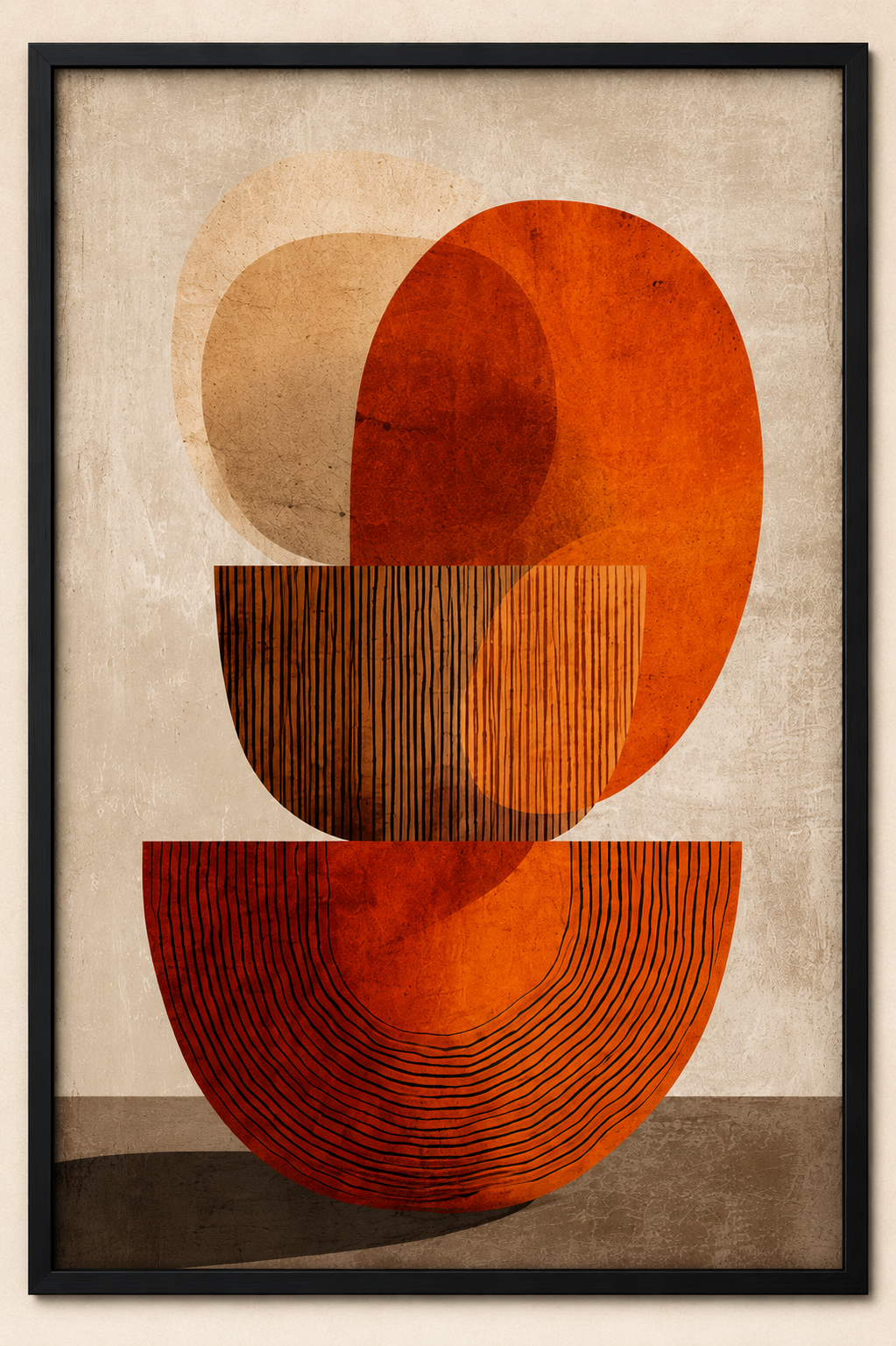 Terracotta Balance Wall Art