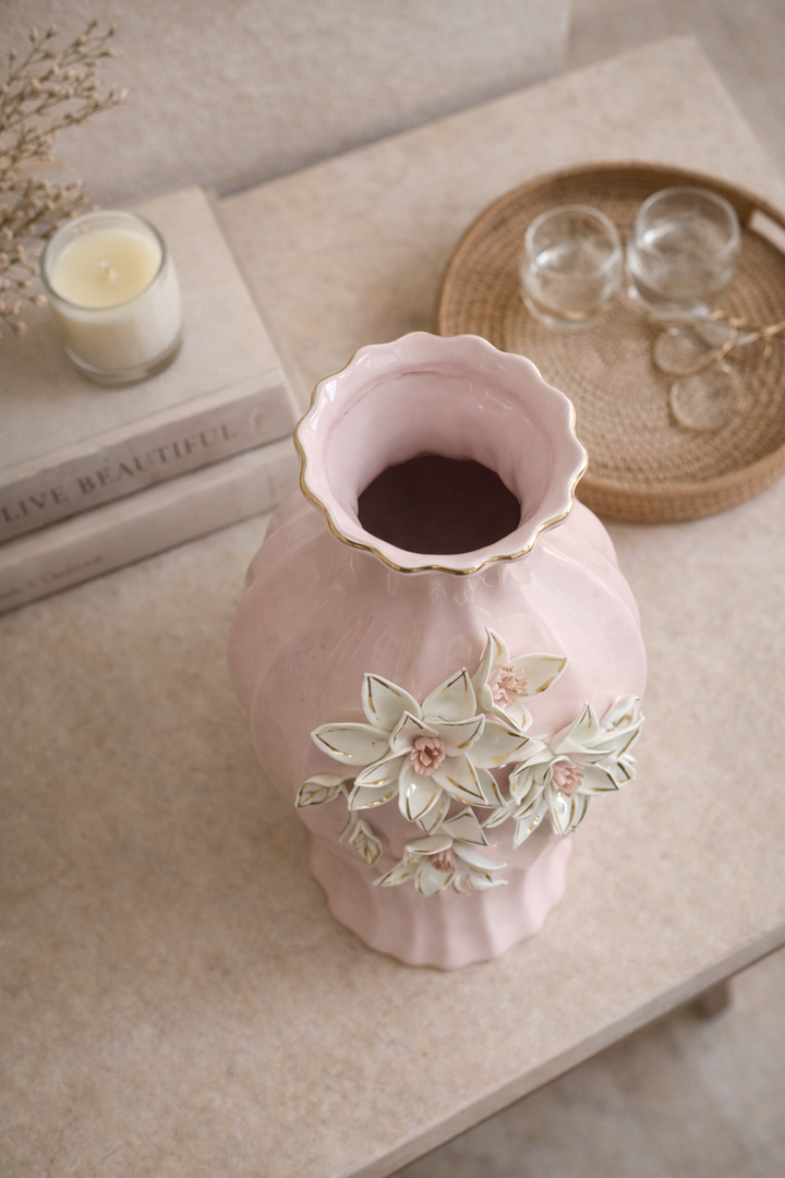Blossom Reverie Ceramic Vase Set