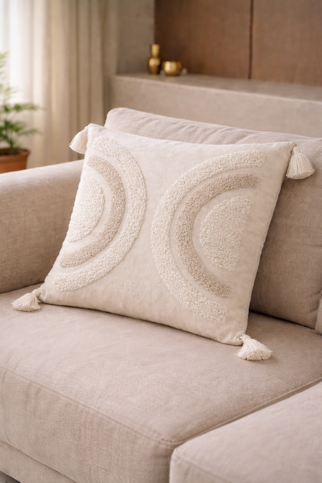 Arcadia Tufted Cushion Cover