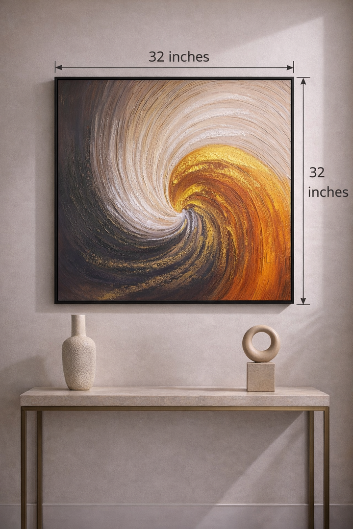 Inferno Bloom Canvas Wall Art