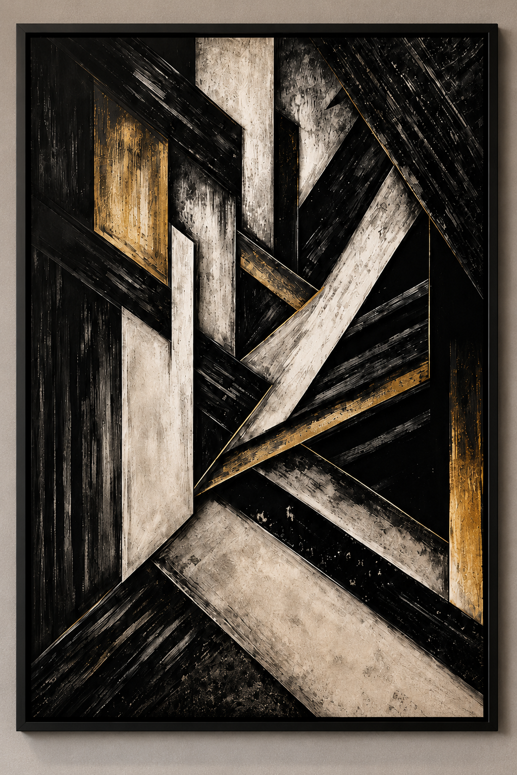 Obsidian Interlock Wall Art