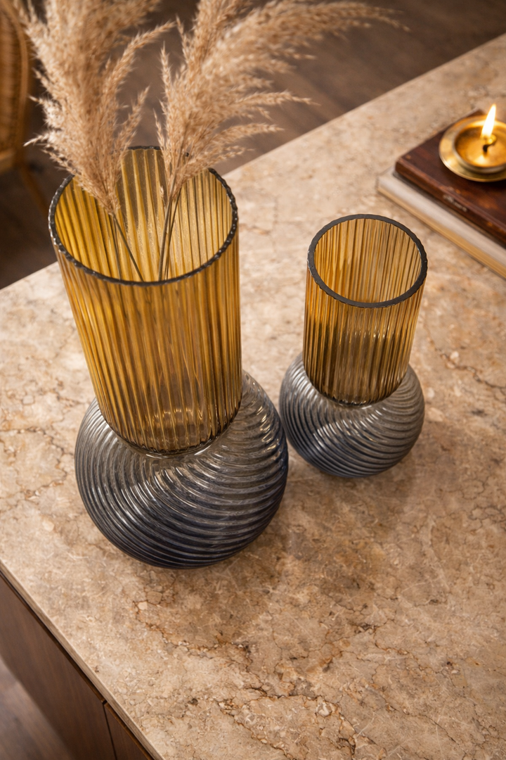 Novelle Swirl Vase Set