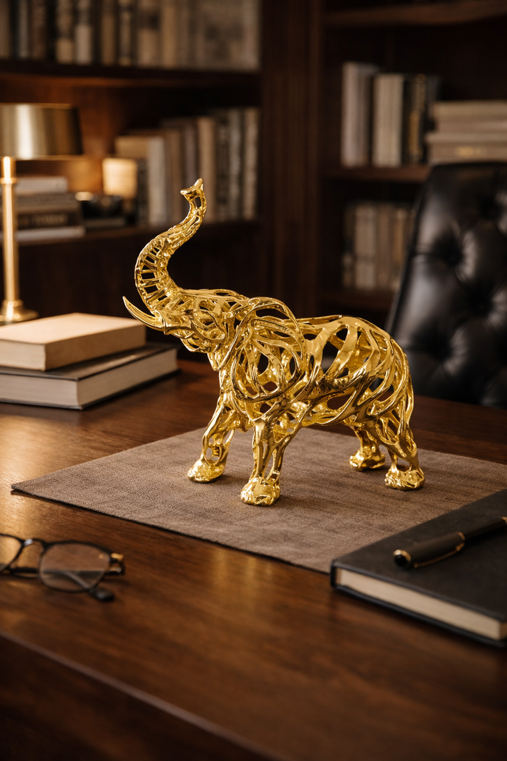 Aurum Tusker Sculpture