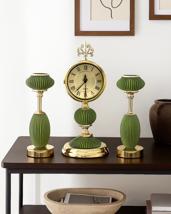 Elysian Rhythm Table Clock Set