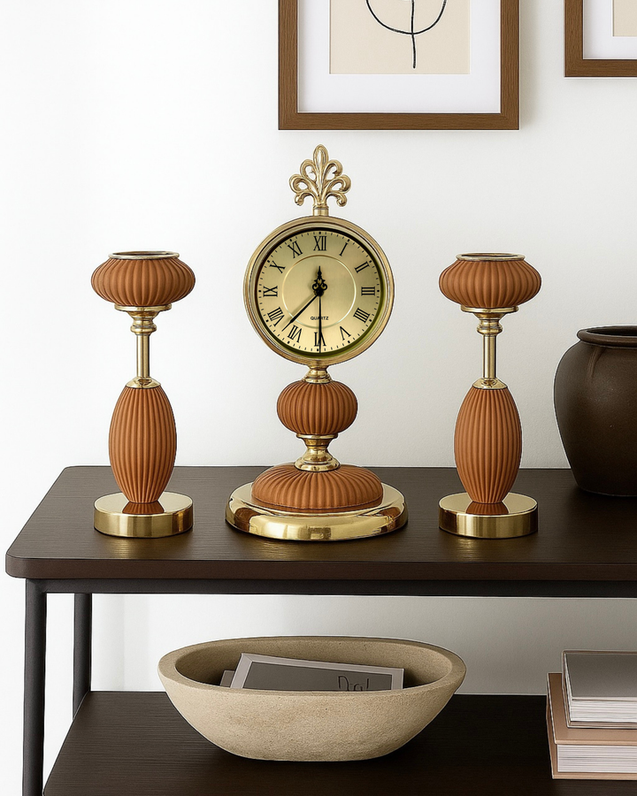 Elysian Rhythm Table Clock Set