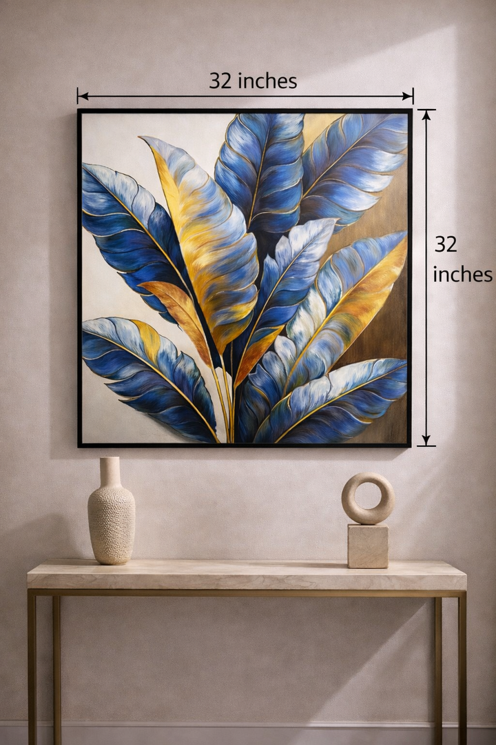 Feathers Of Paradise Canvas Wall Art
