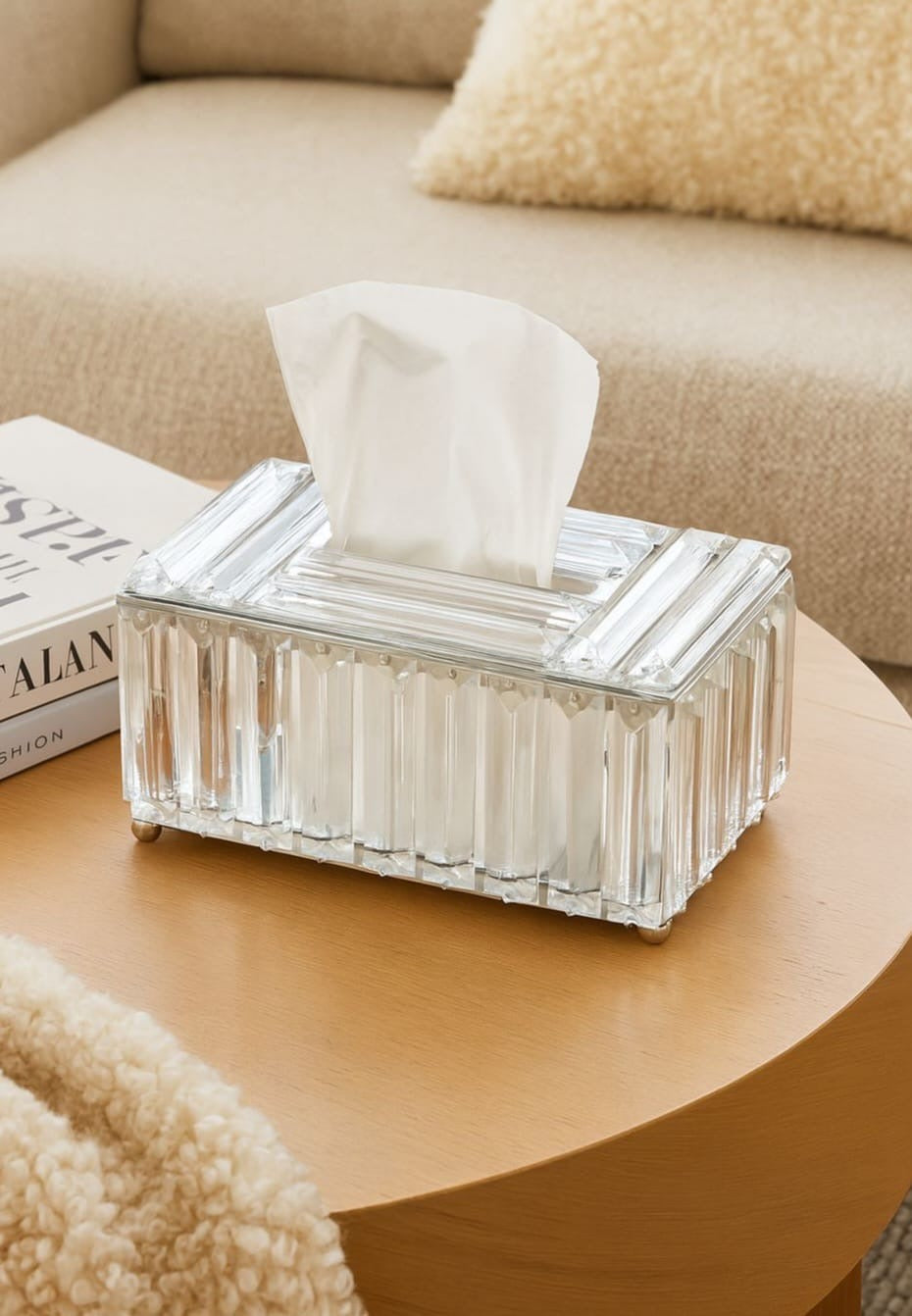 Velora Crystal Tissue Box