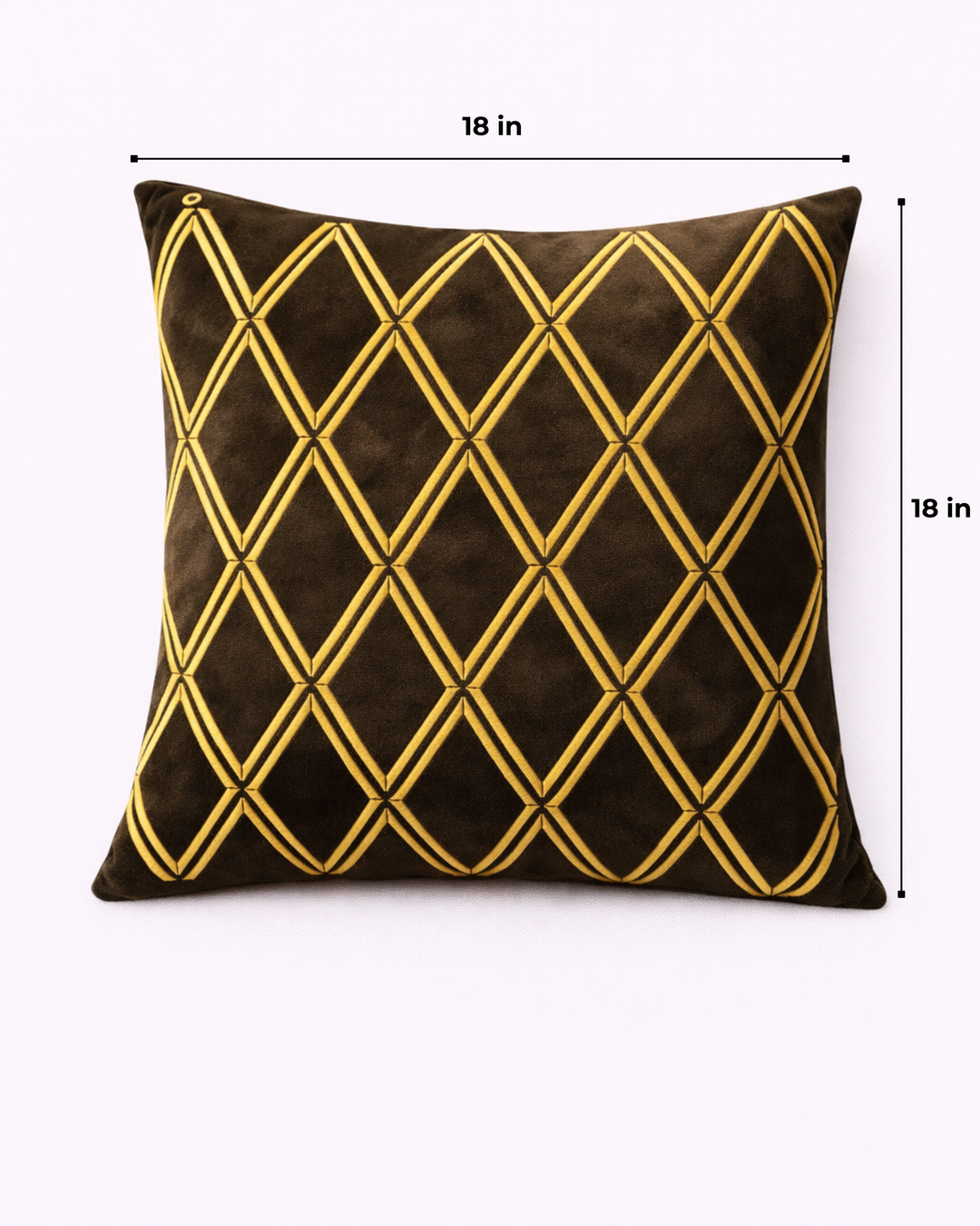 Royale Trellis Velvet Cushion Cover