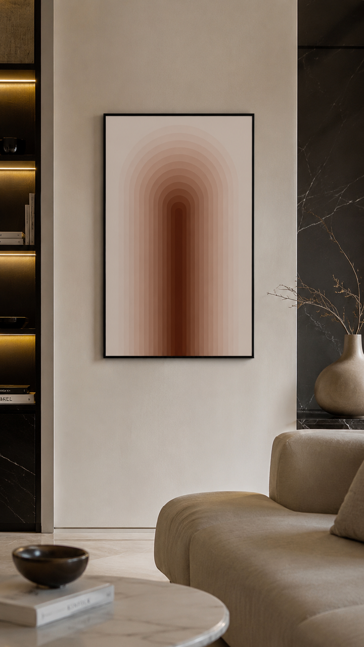 Terracotta Passage Wall Art