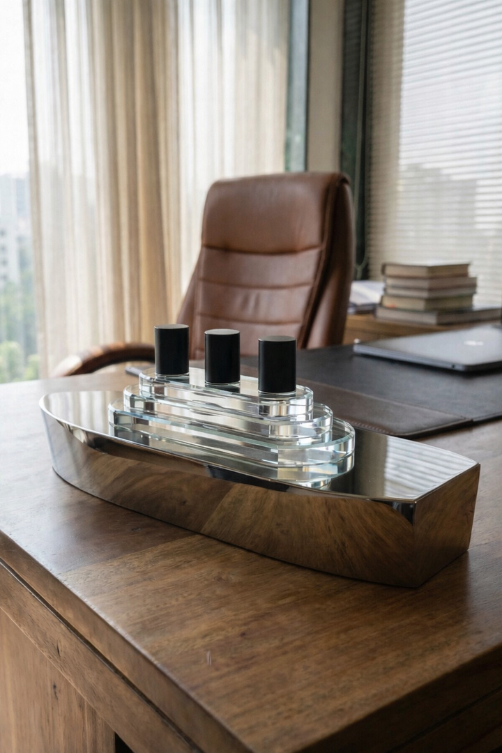 Aqua Lumin Vessel Sculpture