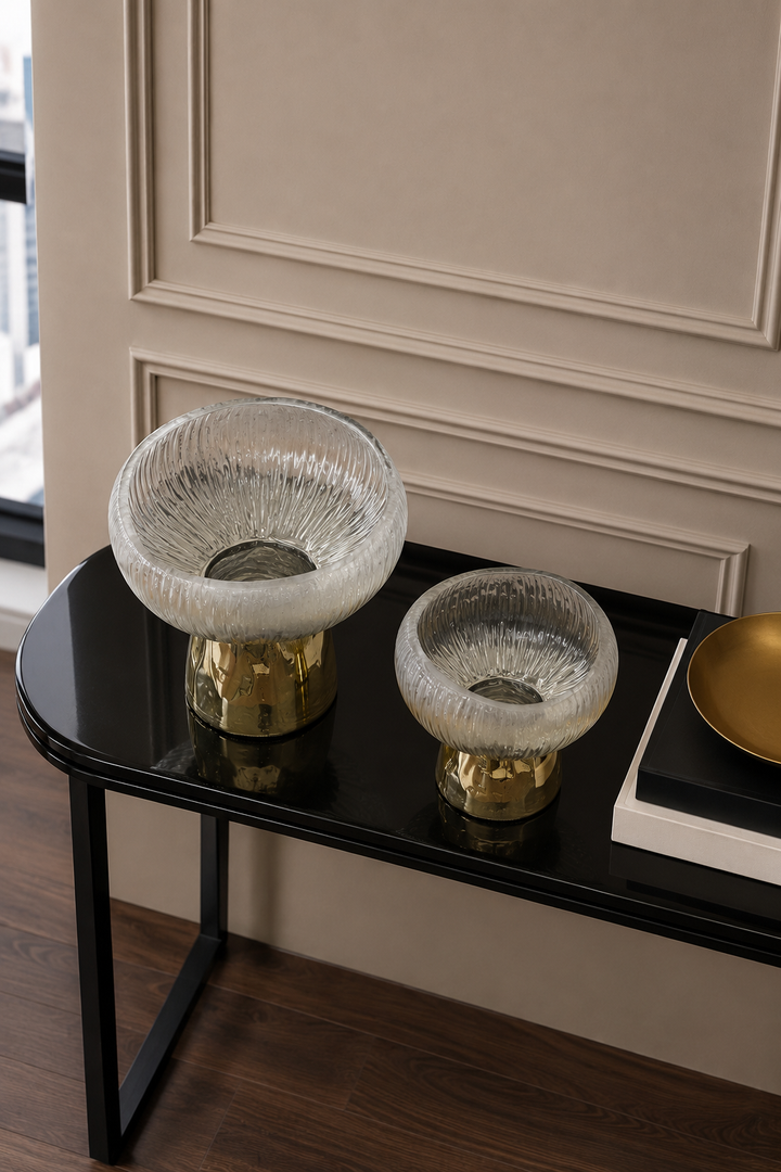 Solenne Vase Set - Smoky Gold