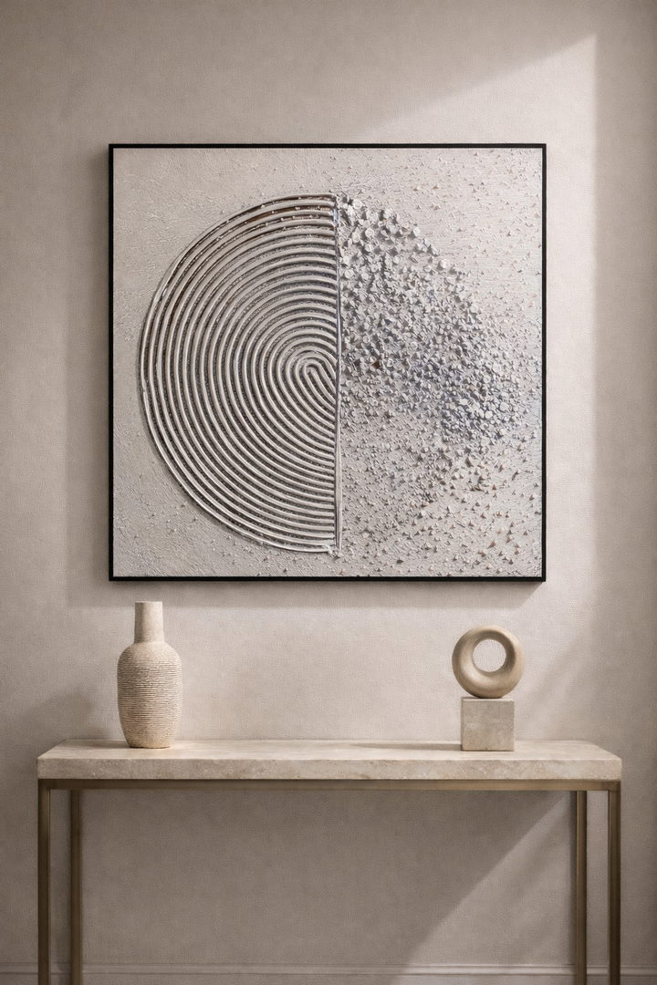 Harmonic Circles Canvas Wall Art