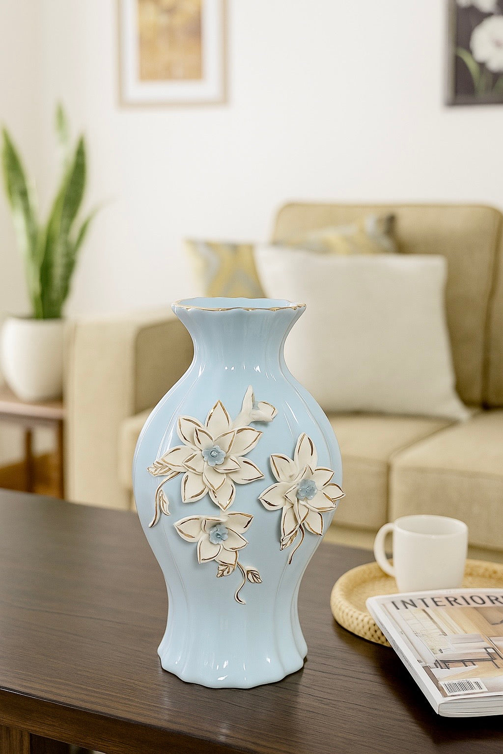 Blossom Reverie Ceramic Vase Set