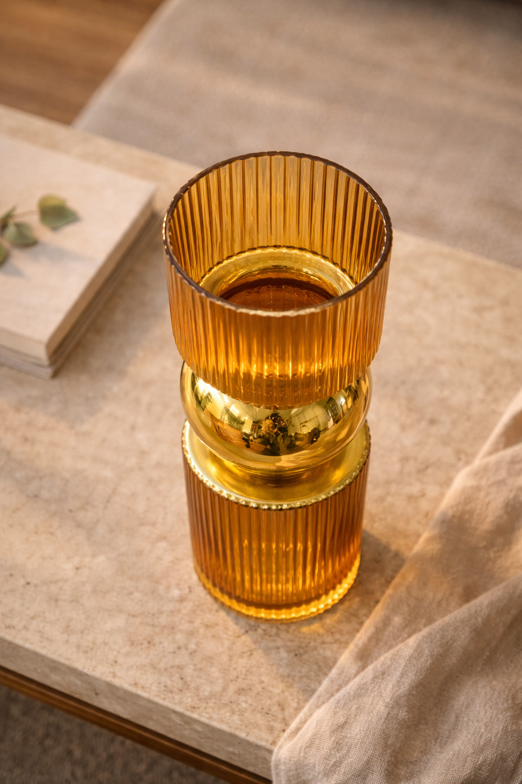 Eclisse Dual-Tone Glass Vase