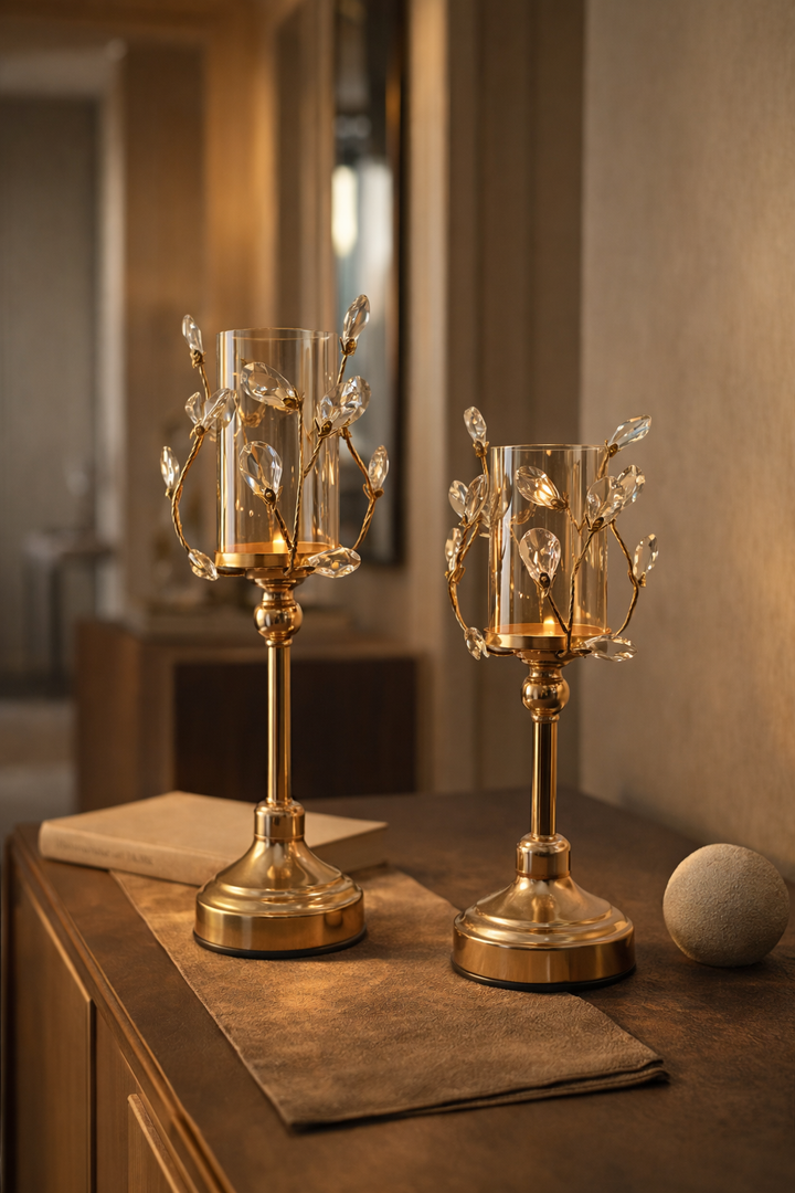 Elysian Petal Candle Stand Set