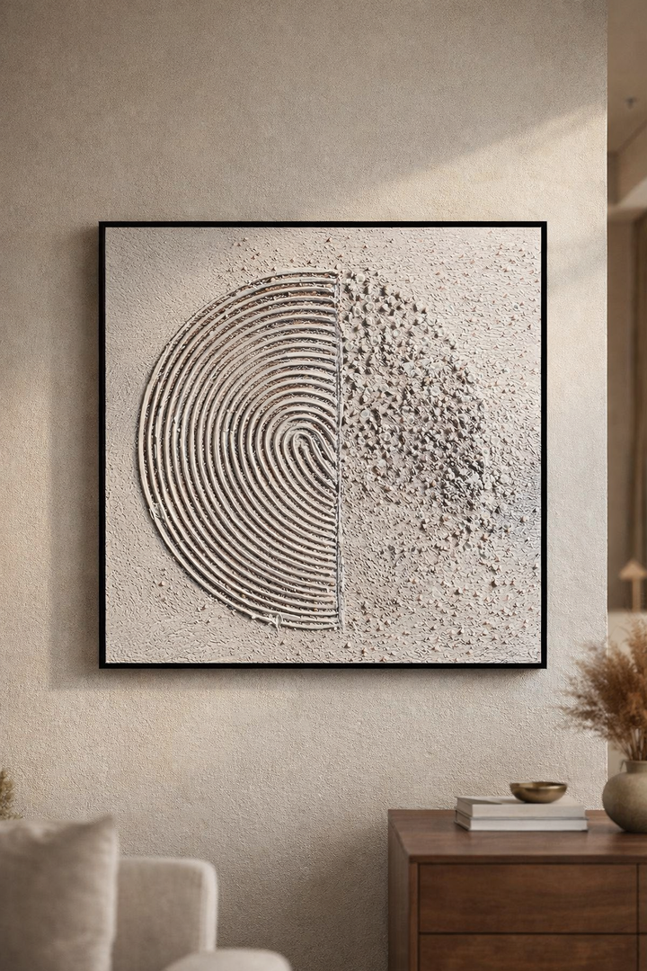 Harmonic Circles Canvas Wall Art