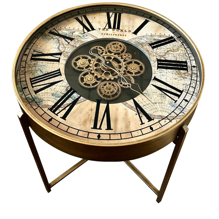 Globetrotter Clock Table