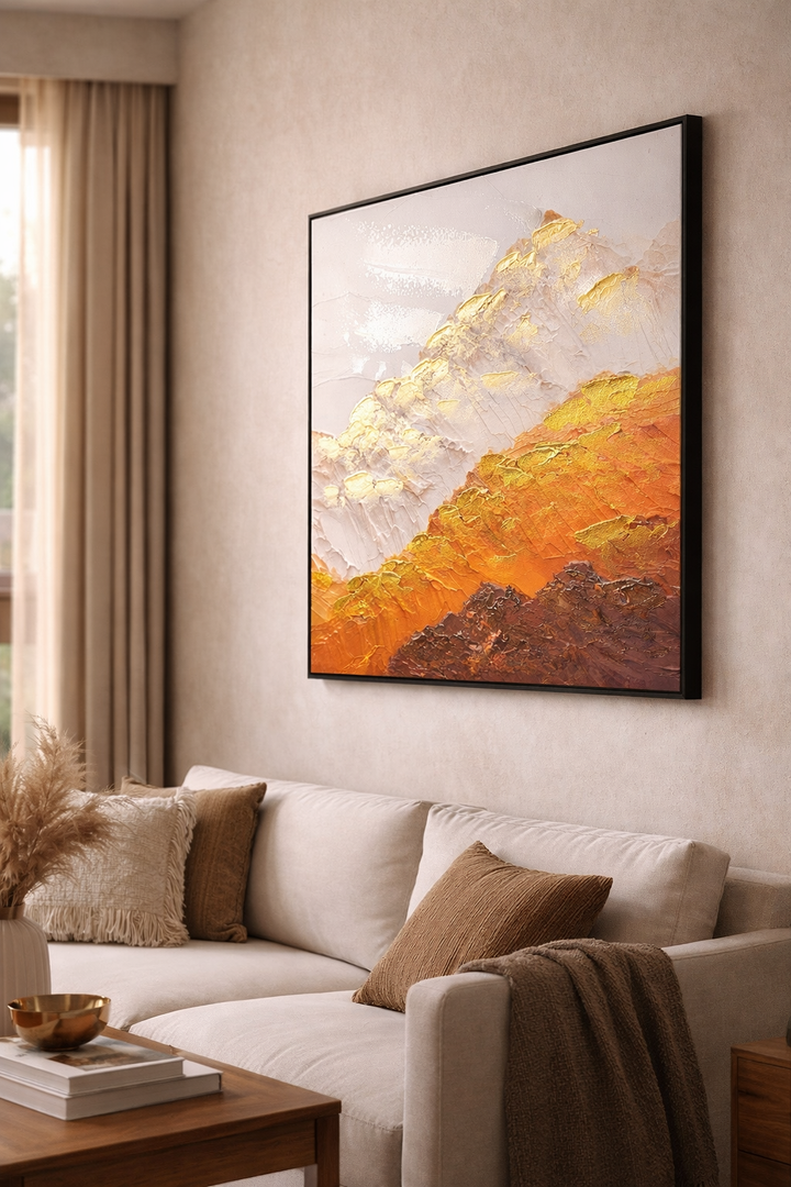 Sunlit Horizon Canvas Wall Art
