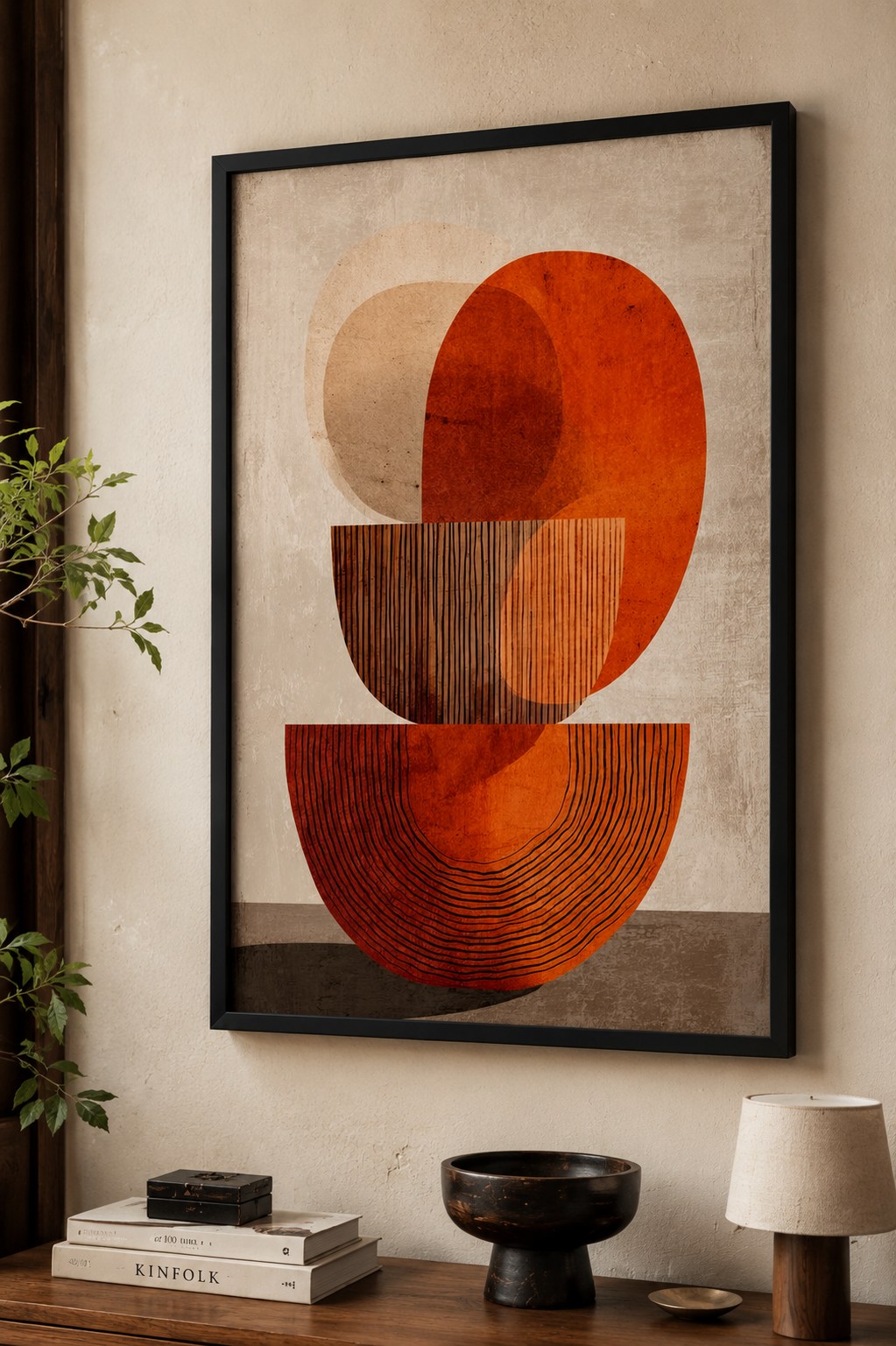 Terracotta Balance Wall Art
