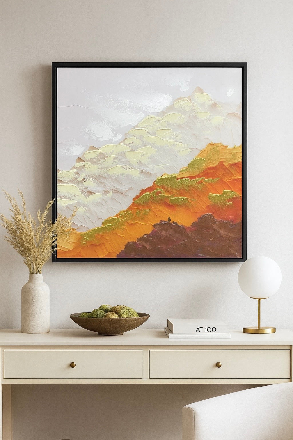 Sunlit Horizon Canvas Wall Art