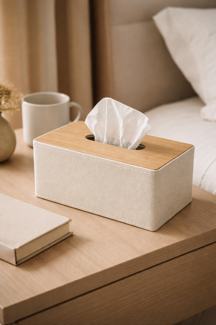 Lunara Leather Tissue Holder