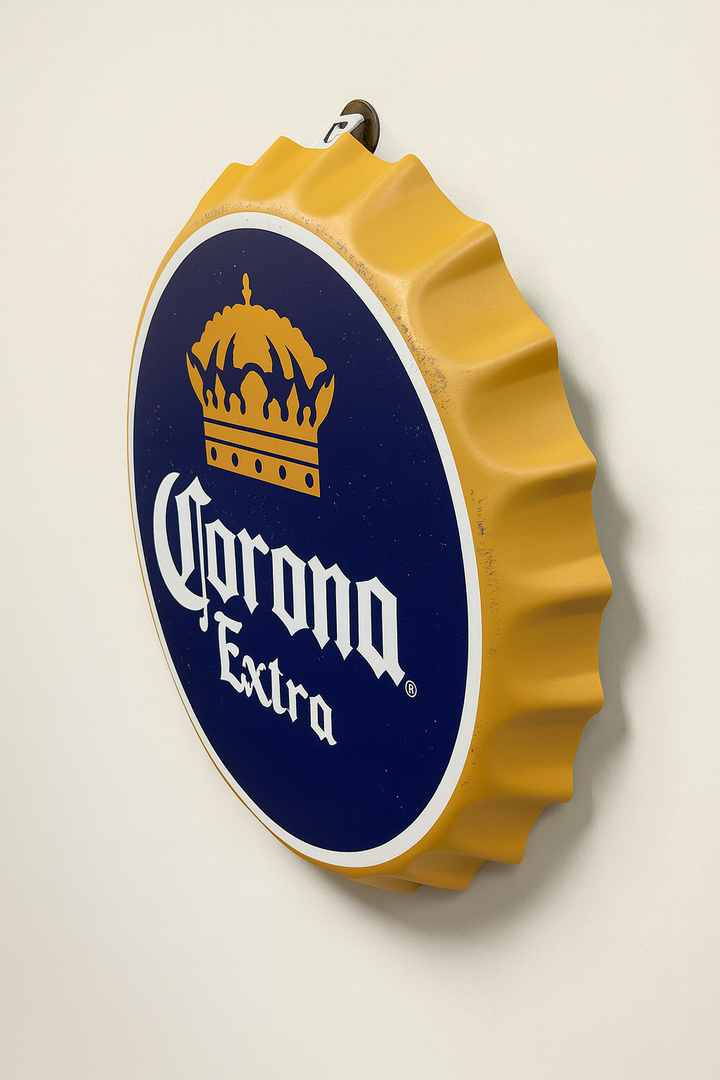 Corona Extra Metal Bottle Cap Wall Decor