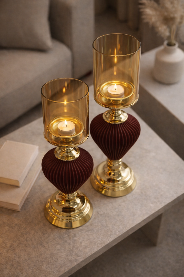 Eclat Aura Candle Holder Set