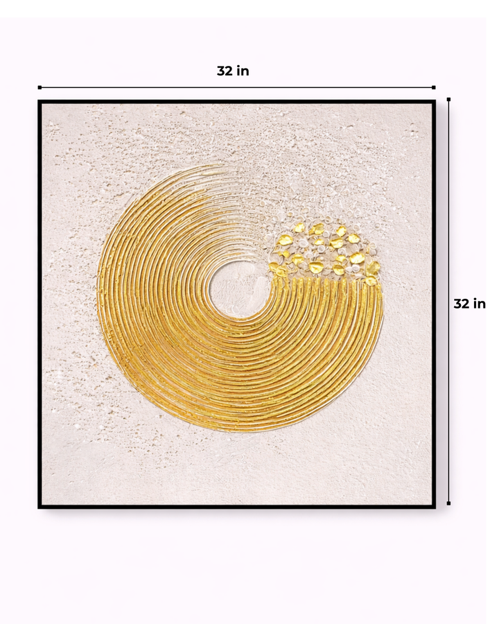 Golden Meridian Canvas Wall Art
