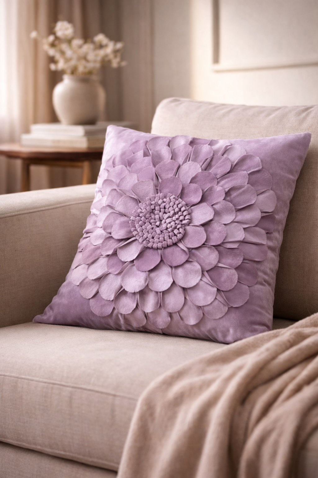 Petalia Bloom Velvet Cushion Cover