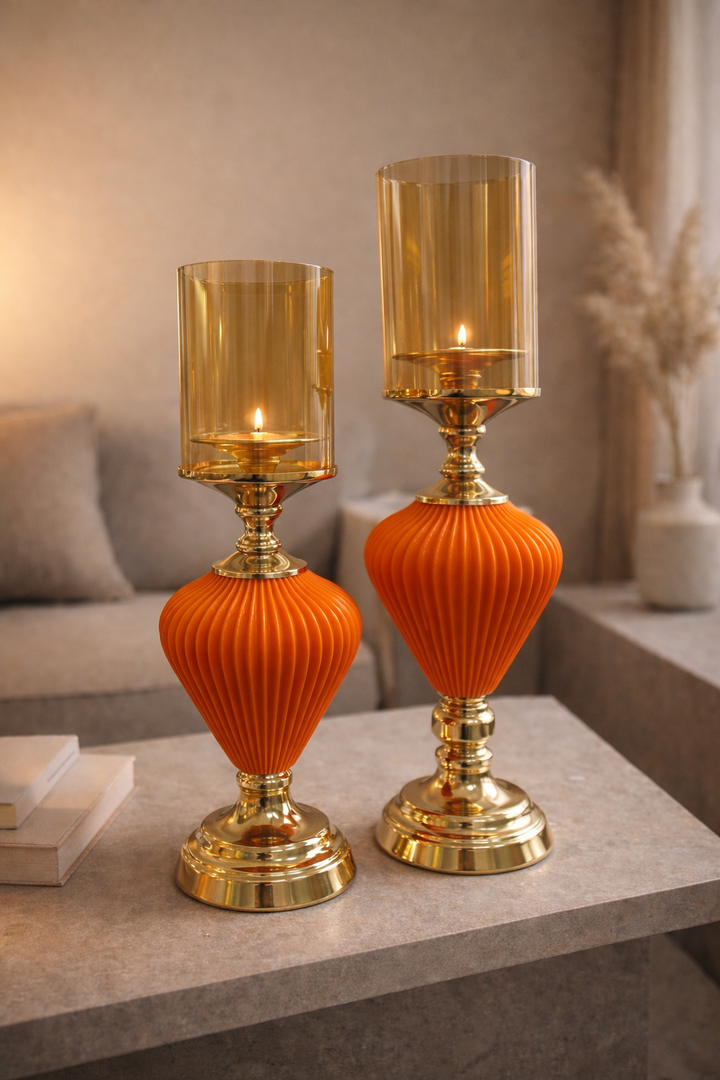 Eclat Aura Candle Holder Set