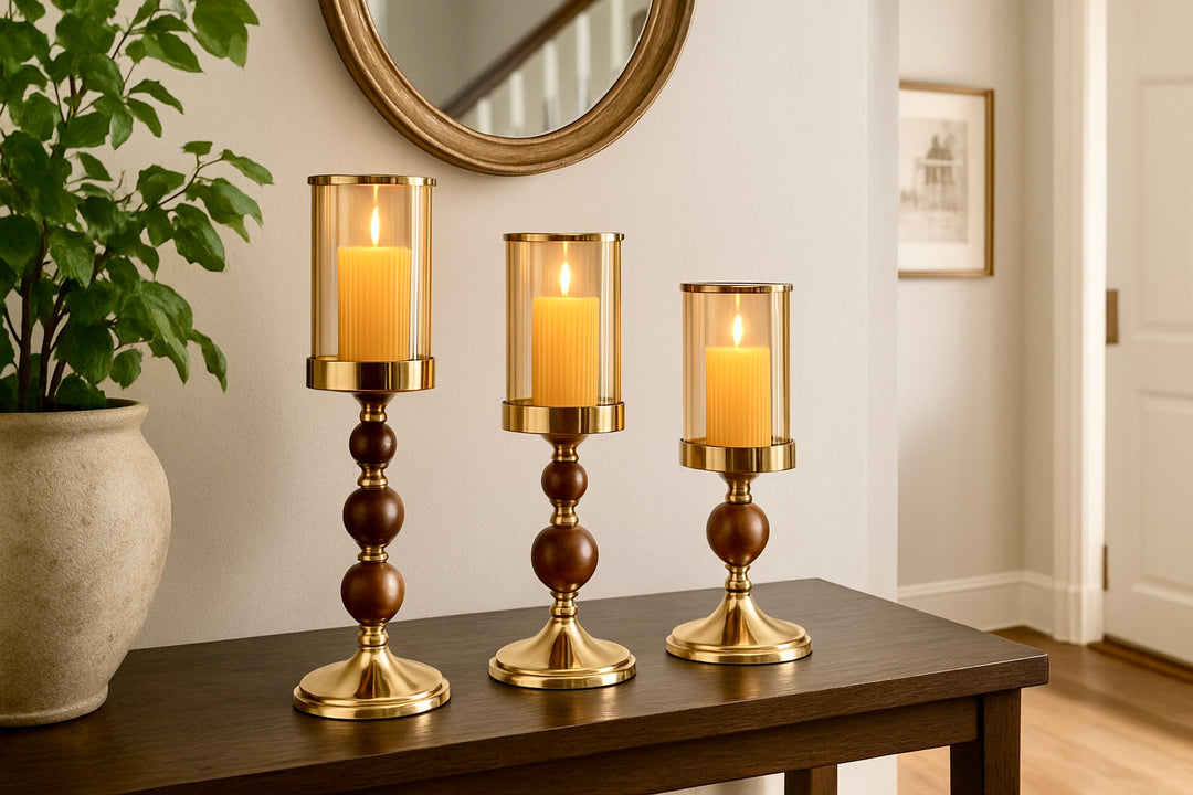 Solis Ember Candle Holder Set