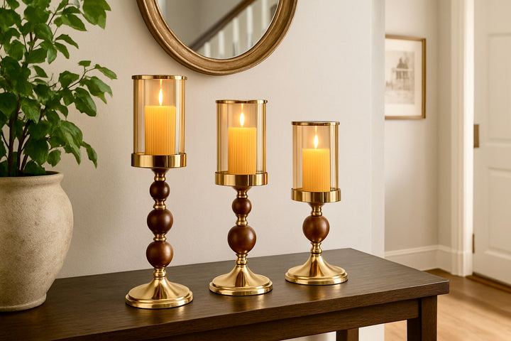 Solis Ember Candle Holder Set