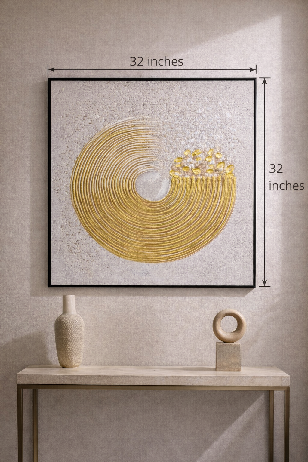 Golden Meridian Canvas Wall Art