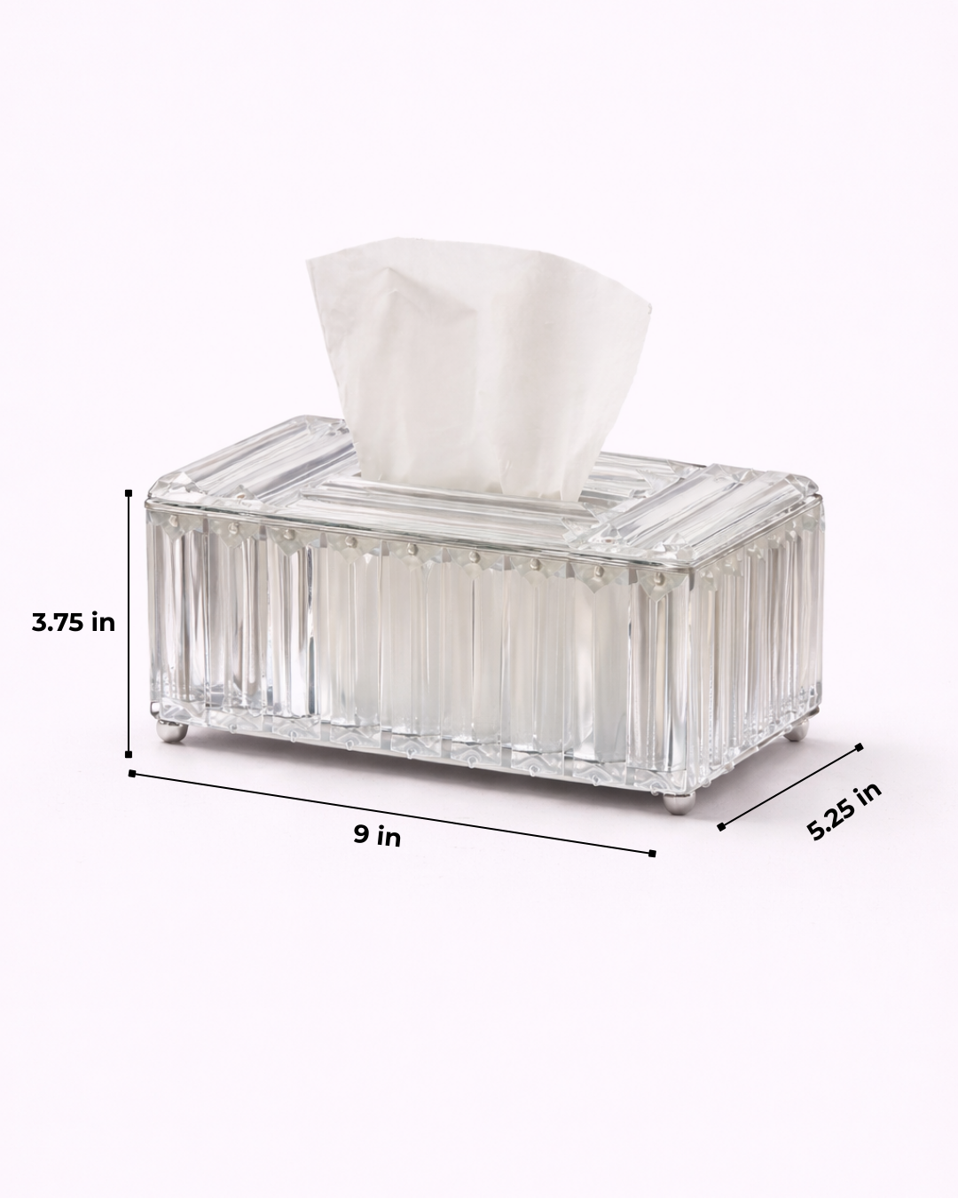 Velora Crystal Tissue Box