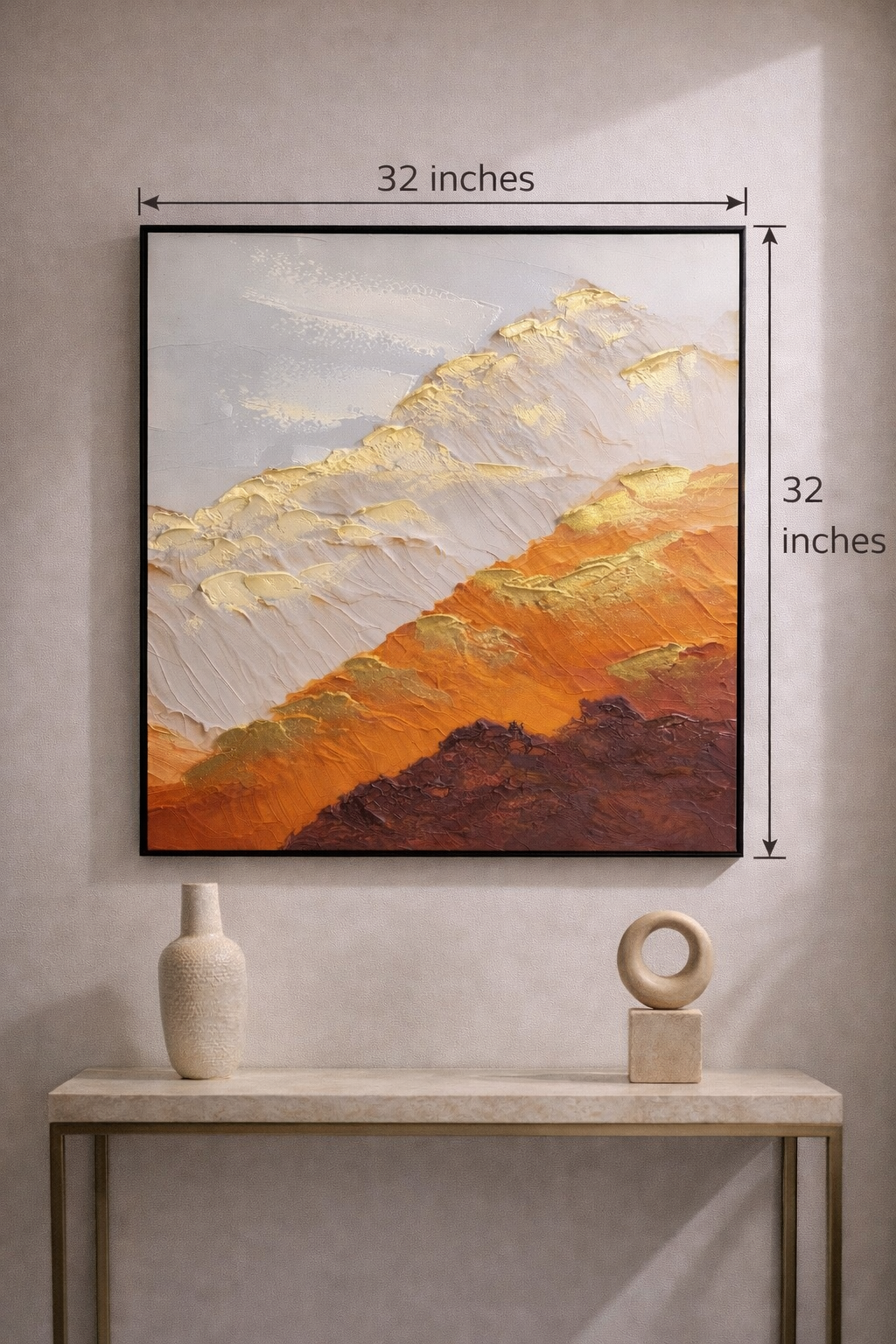 Sunlit Horizon Canvas Wall Art