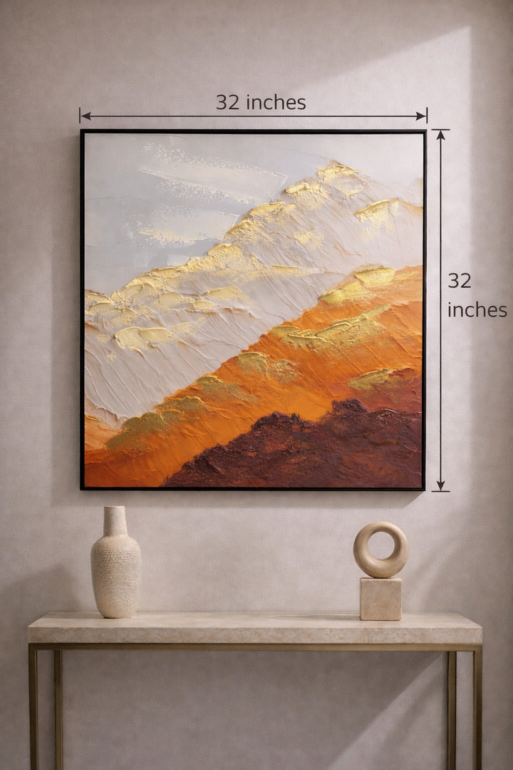 Sunlit Horizon Canvas Wall Art