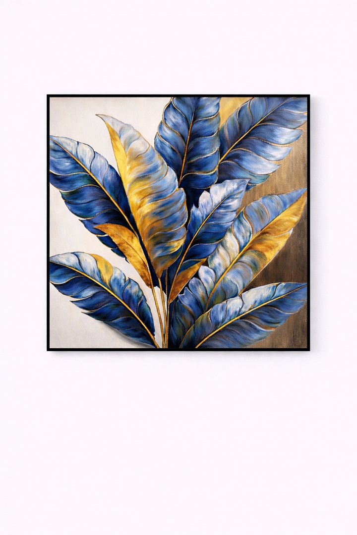 Feathers Of Paradise Canvas Wall Art