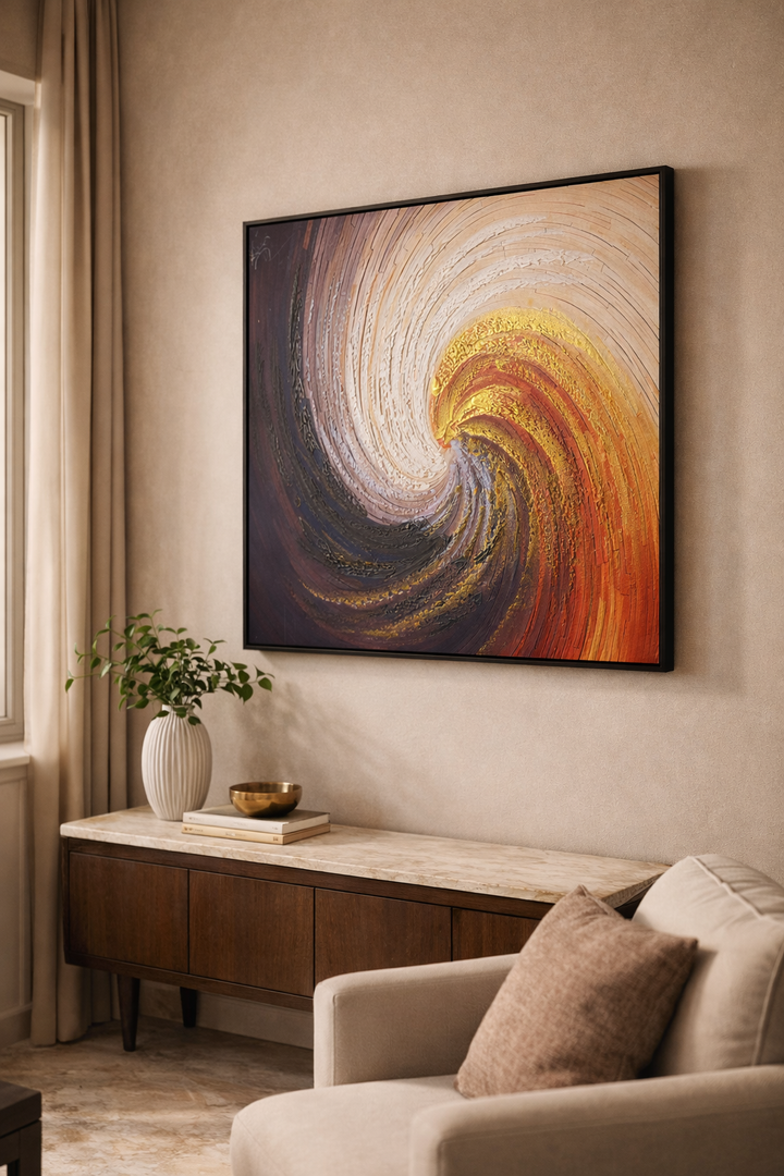 Inferno Bloom Canvas Wall Art