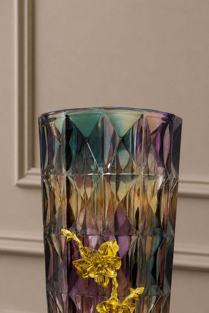 Prism Bloom Crystal Vase