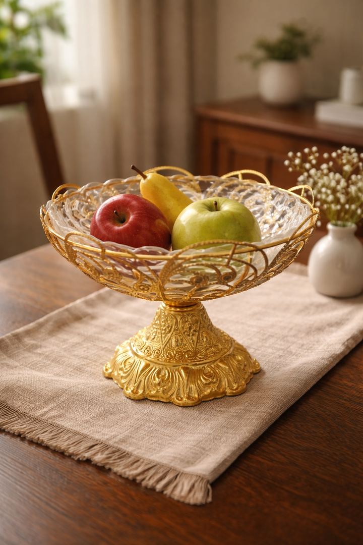 Golden Luxe Fruit Stand