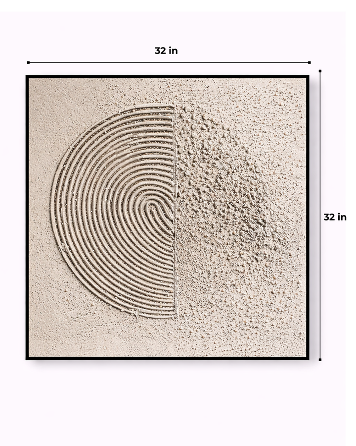 Harmonic Circles Canvas Wall Art
