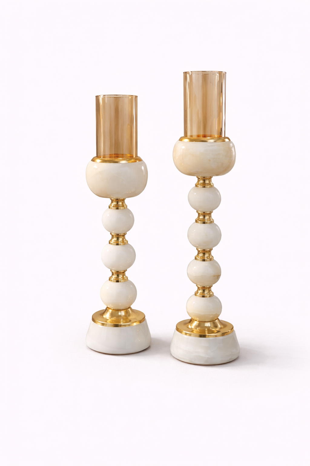 Eterna Sphere Candle Holders - Set of 2