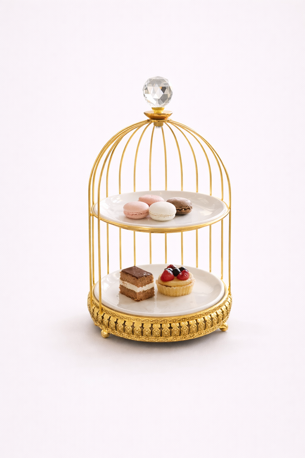 Imperial Delight Serving Stand - Round Two Tier