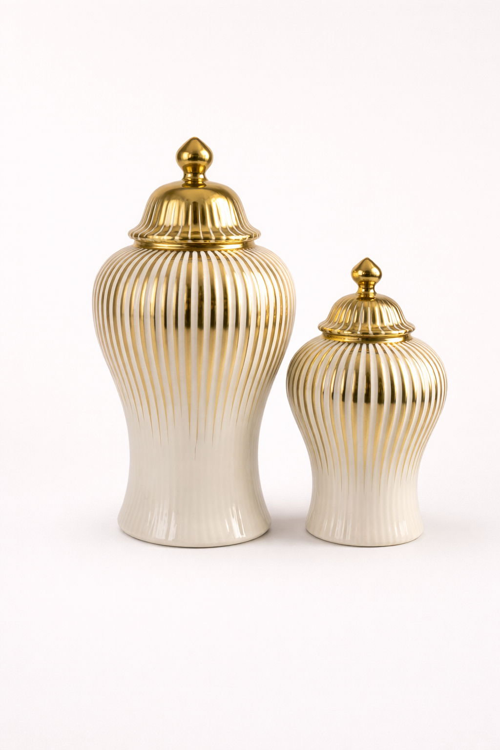 Ivory Regal Vase Set