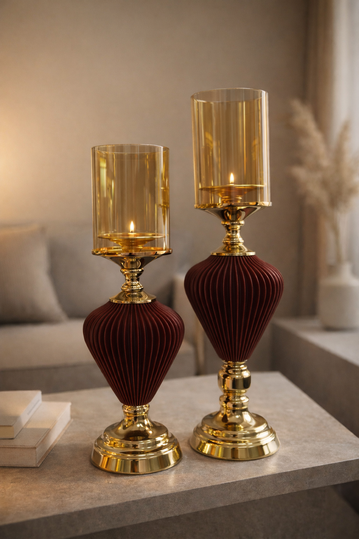 Eclat Aura Candle Holder Set
