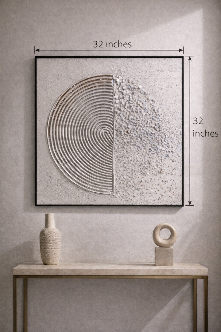 Harmonic Circles Canvas Wall Art
