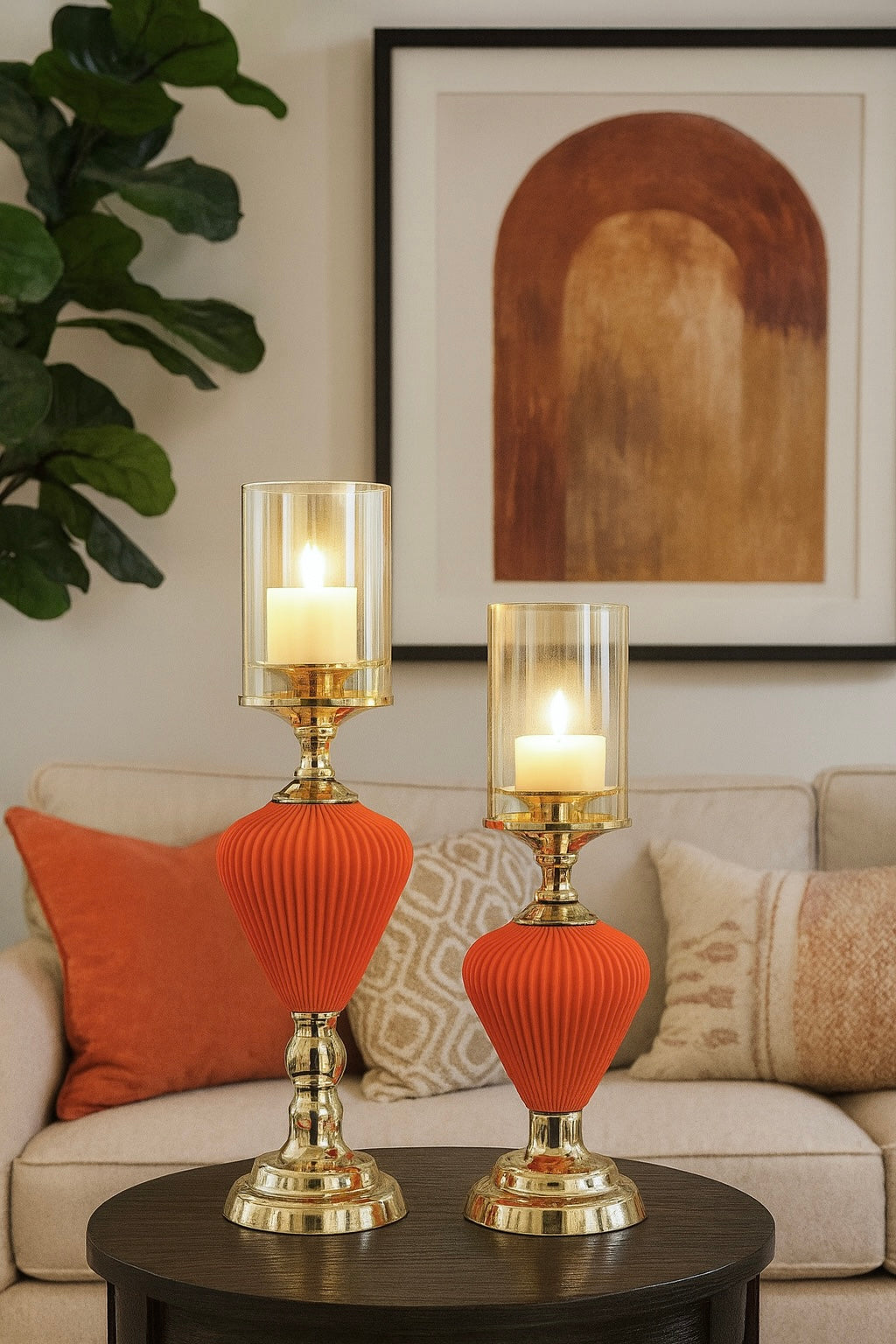 Eclat Aura Candle Holder Set